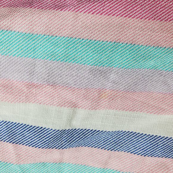 Torrid Womens Multicolor Striped Print Abbey Rayon Slub Short Sleeve Top Size 4 - Picture 4 of 5